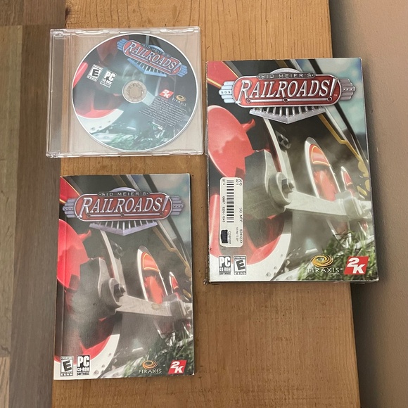 Sid Meier's Railroads 2006 PC Computer Game CD-ROM Build Your Dream Rail… - Picture 1 of 5